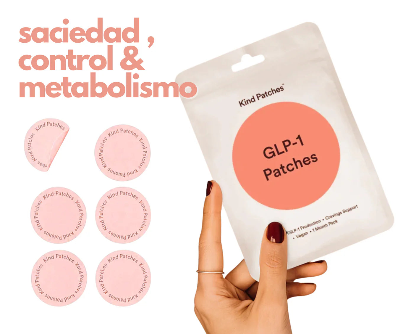 ¡PRODUCTO IMPORTADO 🇺🇲! PARCHES PARA ANSIEDAD AL COMER CON GLP-1