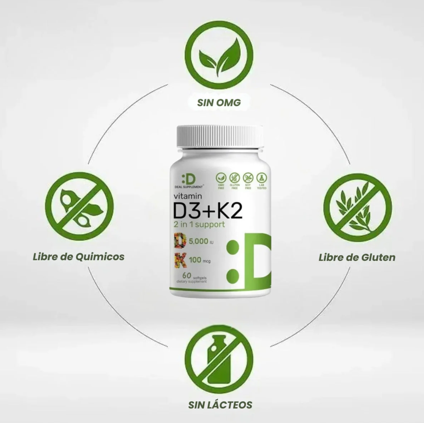 Suplemento de vitamina D3K2  OFERTA !!✅ 👩🏻‍⚕️