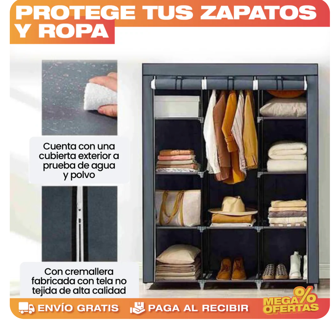 CLOSET ARMABLE – Organización práctica y moderna