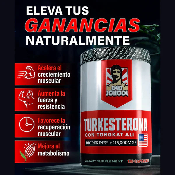 Turkesterona - RECUPERA TU POTENCIA EN EL GYM Y EN LA CAMA