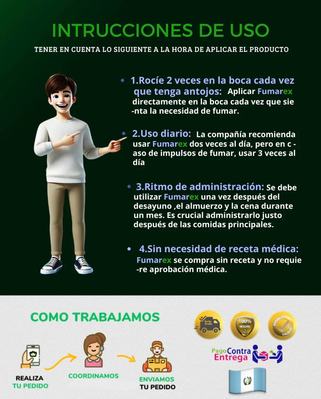 FUMAREX - Deja de fumar sin sentir ansiedad + Envío gratis OFERTA UNICA 🚭❤️